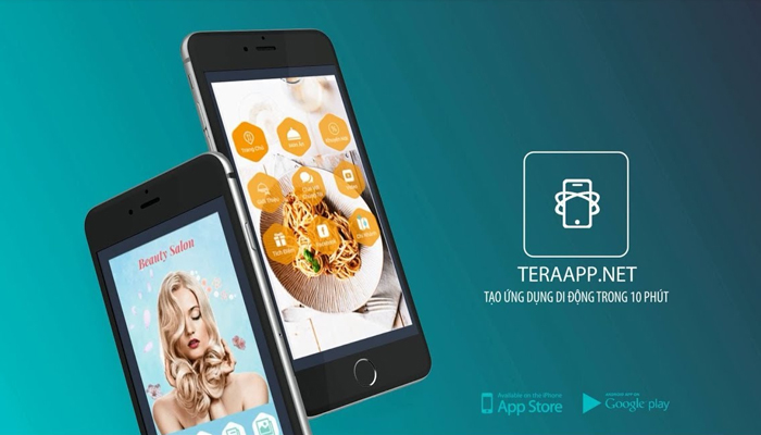 Phần mềm thiết kế app bán hàng - Teraapp