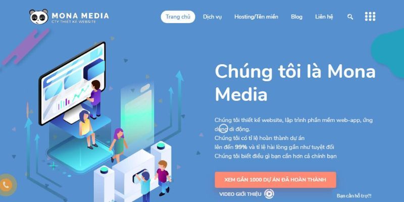 Mona Media - Công ty thiết kế website nhà hàng hàng đầu tại Việt Nam