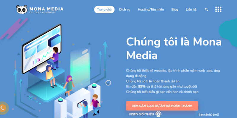 Mona Media - Công ty thiết kế website bán hàng trực tuyến hàng đầu