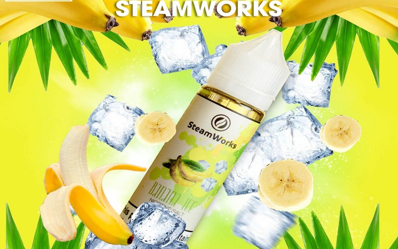 tinh dầu steamwork banana ice