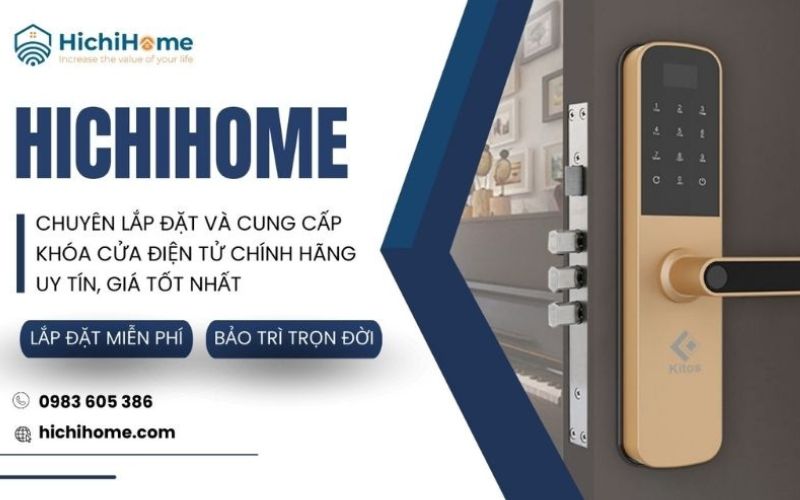 hichihome địa chỉ cung cấp và lắp đặt khóa điện tử